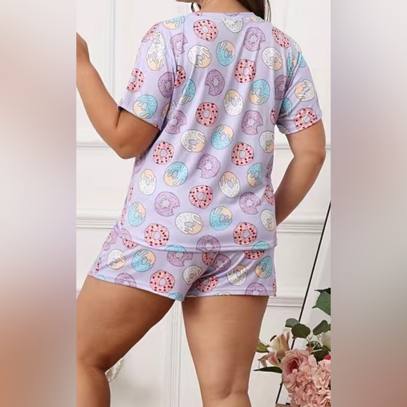 Plus Size Donut Pajamas - Picture 2 of 2